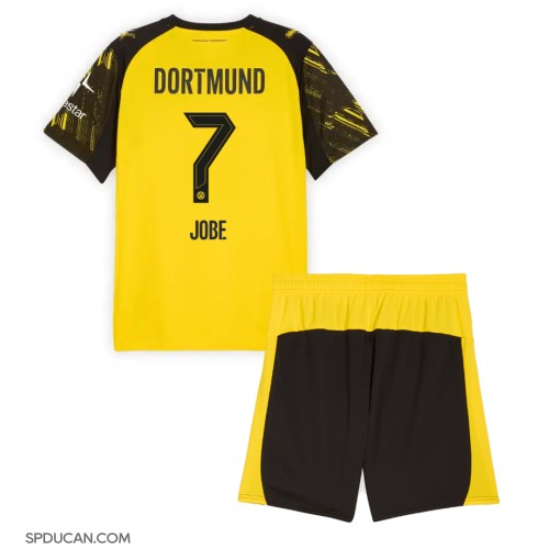 Dječji Nogometni Dres Borussia Dortmund Jobe Bellingham #7 Domaci 2025-26 Kratak Rukav (+ Kratke hlače)